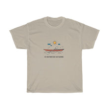 Load image into Gallery viewer, I'd Rather be Kayaking Men & Women Cotton Tee
